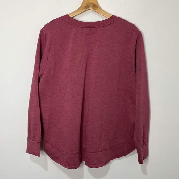 State of Mine Womens Kansas Graphic Sweatshirt Crewneck in Burgundy Ivory  XXL - Picture 4 of 12